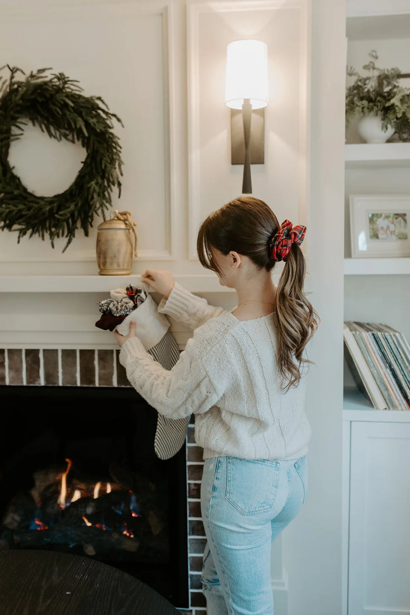 Original Scrunchie | Red Tartan