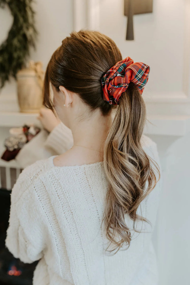 Original Scrunchie | Red Tartan