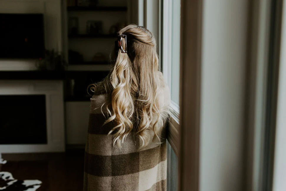 Barbays | Medium Hair Clip | black cherry