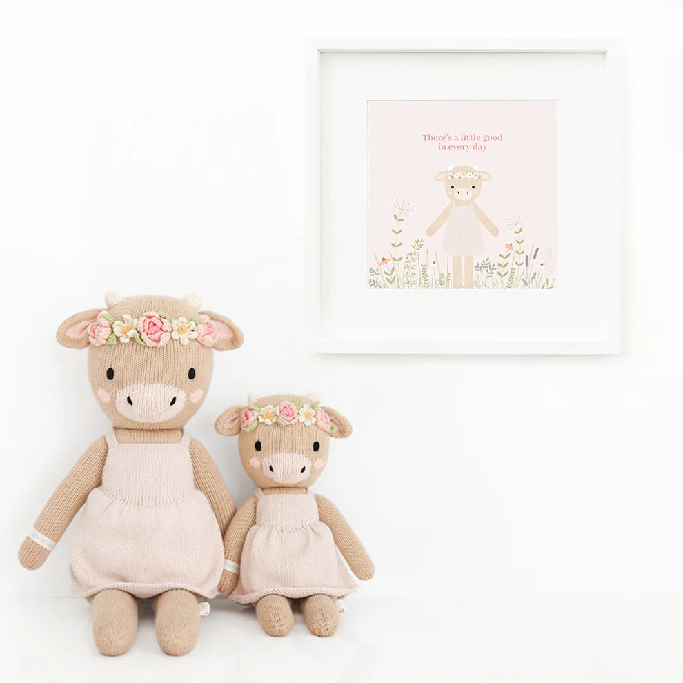 13" Amelia the Cow - gives 10 meals