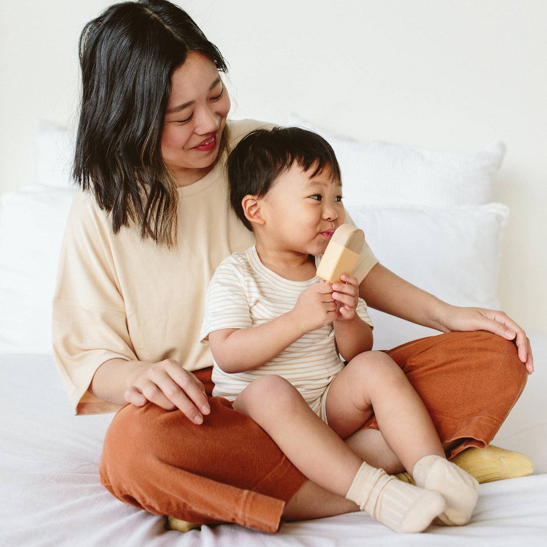 All Day Biker Set - Dune Stripe