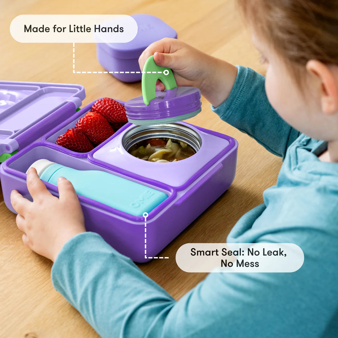 OmieBox  | Insulated Bento Lunch Box | Lilac Purple