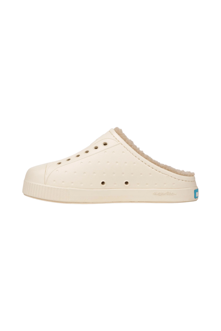NATIVE SHOES | JEFFERSON COZY BIG KID | bone white / flax tan