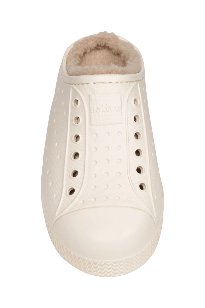 NATIVE SHOES | JEFFERSON COZY BIG KID | bone white / flax tan