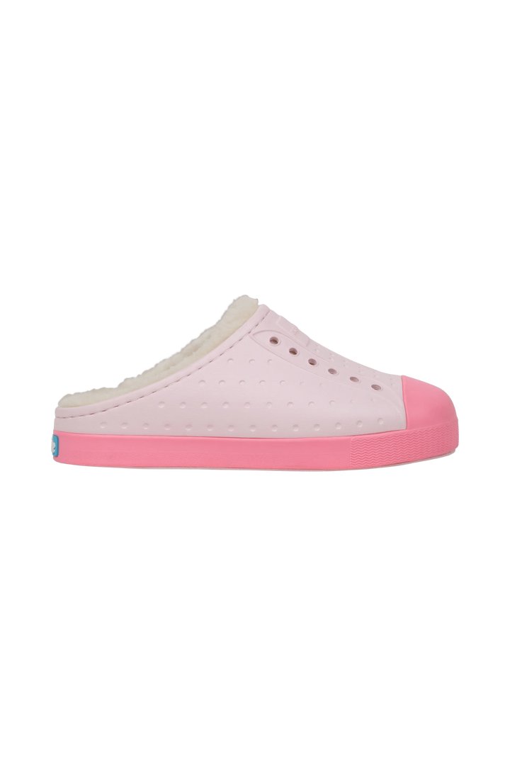 NATIVE SHOES | JEFFERSON COZY BIG KID | milk pink \ parachute pink