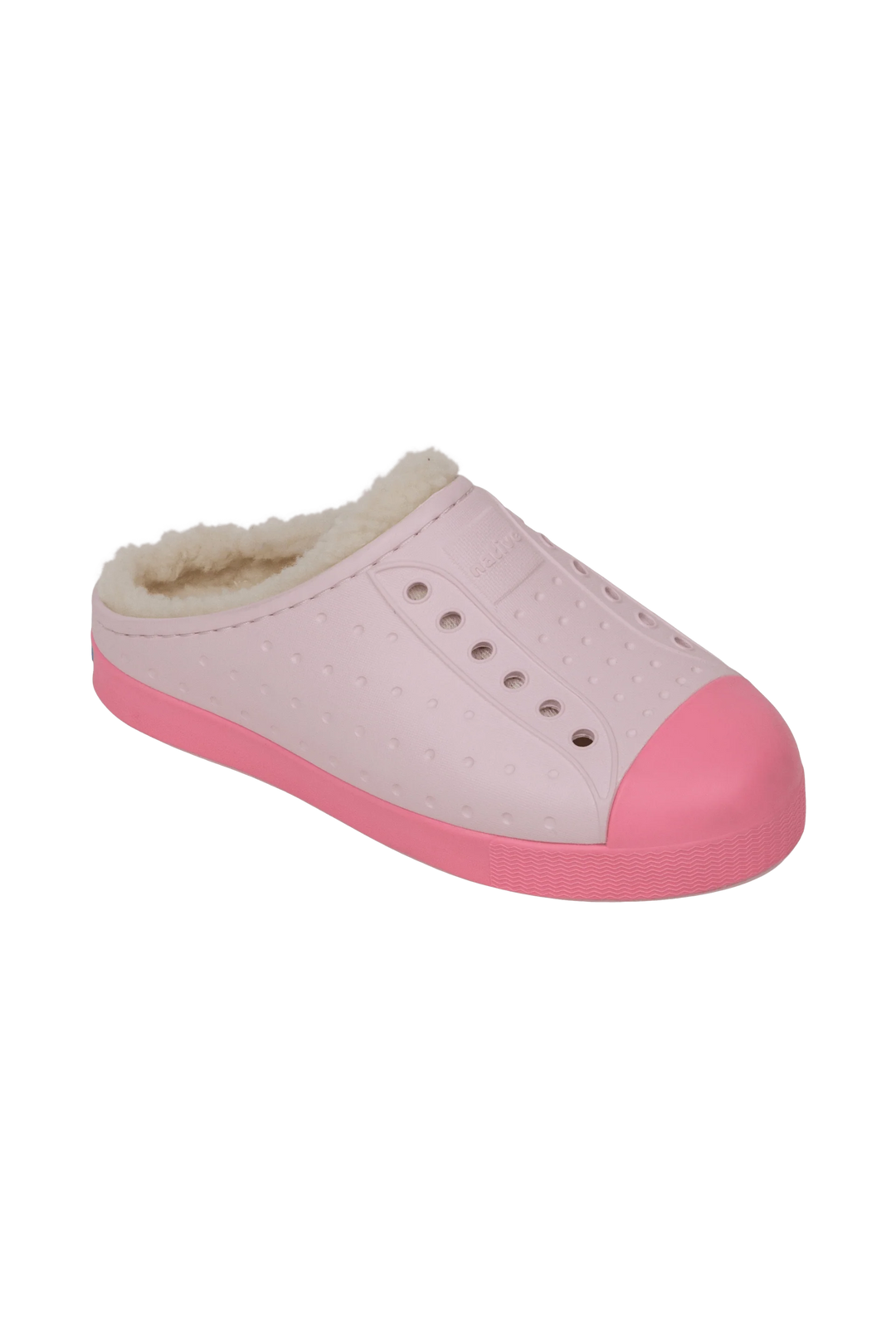 NATIVE SHOES | JEFFERSON COZY BIG KID | milk pink \ parachute pink