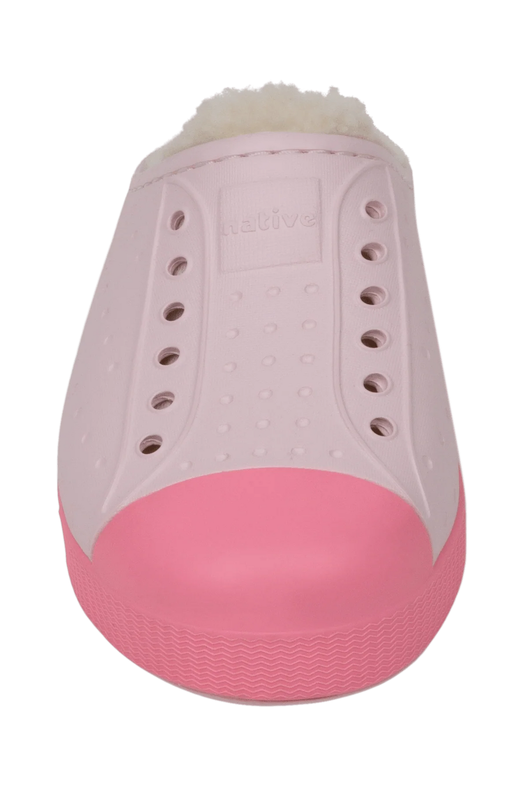 NATIVE SHOES | JEFFERSON COZY BIG KID | milk pink \ parachute pink