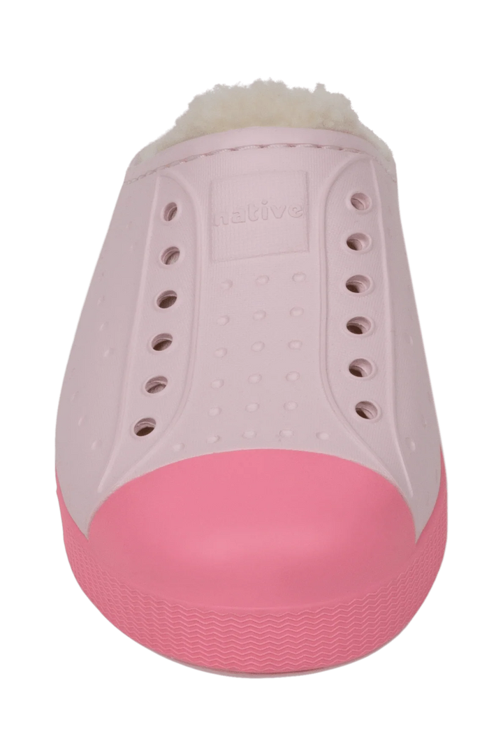 NATIVE SHOES | JEFFERSON COZY BIG KID | milk pink \ parachute pink