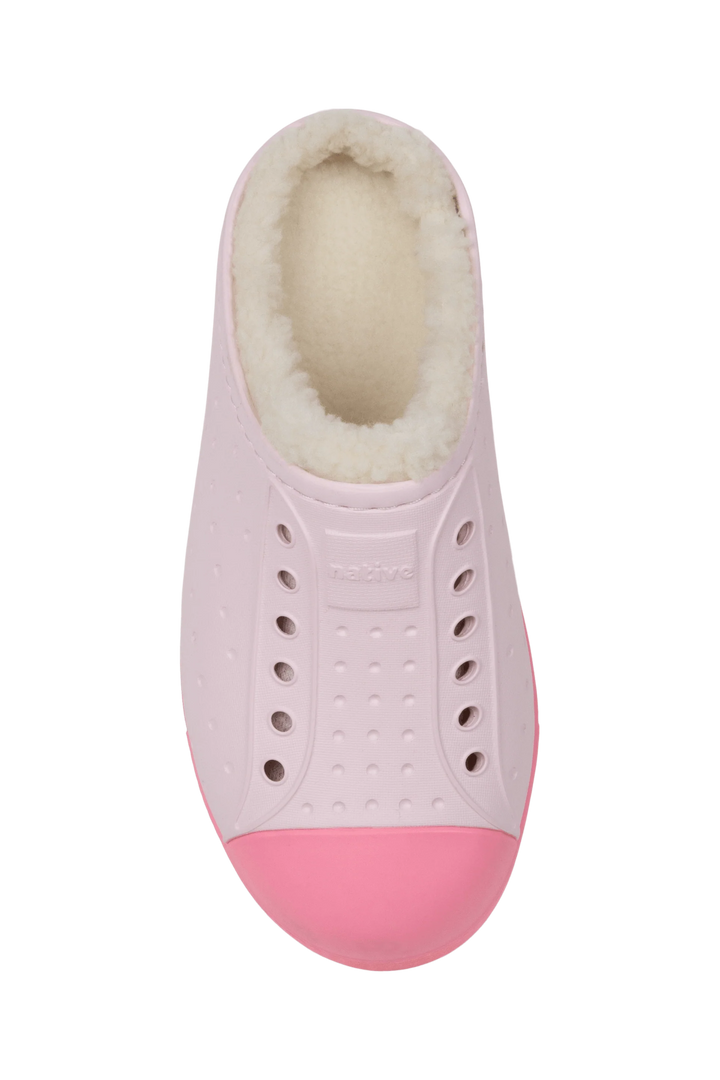NATIVE SHOES | JEFFERSON COZY BIG KID | milk pink \ parachute pink
