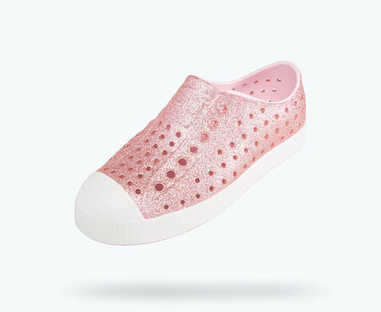 Native Shoes Jefferson - Milk Pink Bling/Shell White
