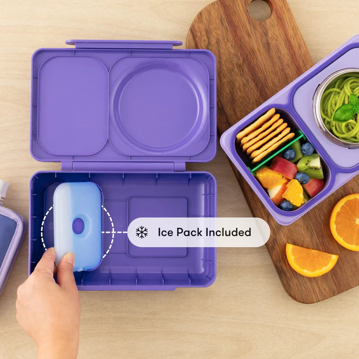 OmieBox UP | Insulated Bento Lunch Box | Galaxy Purple