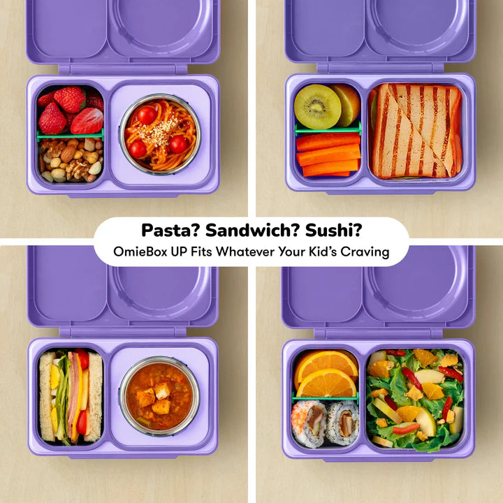 OmieBox UP | Insulated Bento Lunch Box | Galaxy Purple