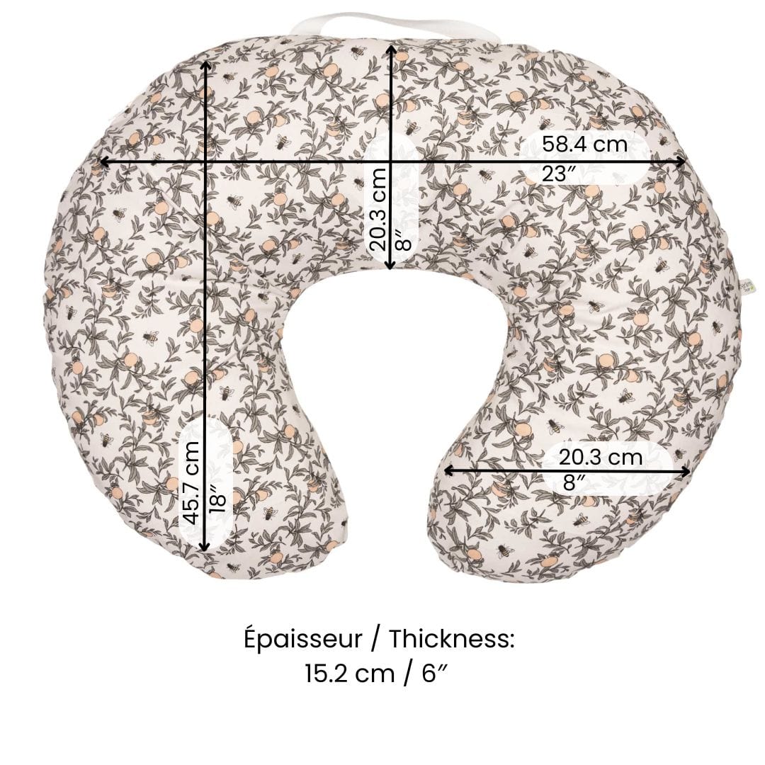 Perlimpinpin Bamboo Nursing Pillow | honeybees by Solange Pilote