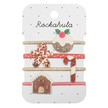 Gingerbread Christmas Hair Ponies