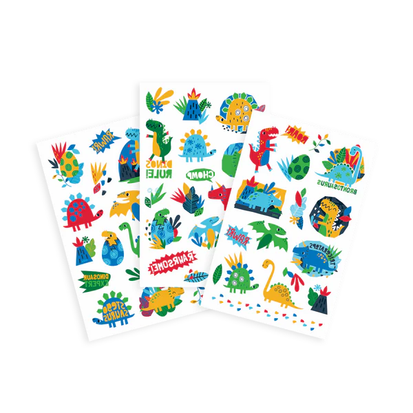 Non-Toxic Temporary Tattoos - Dino Days