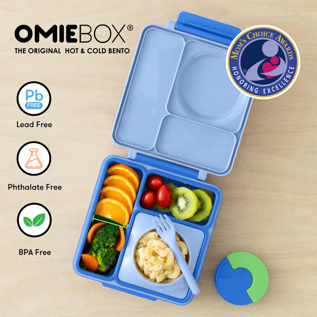 OmieBox  | Insulated Bento Lunch Box | Sea Blue