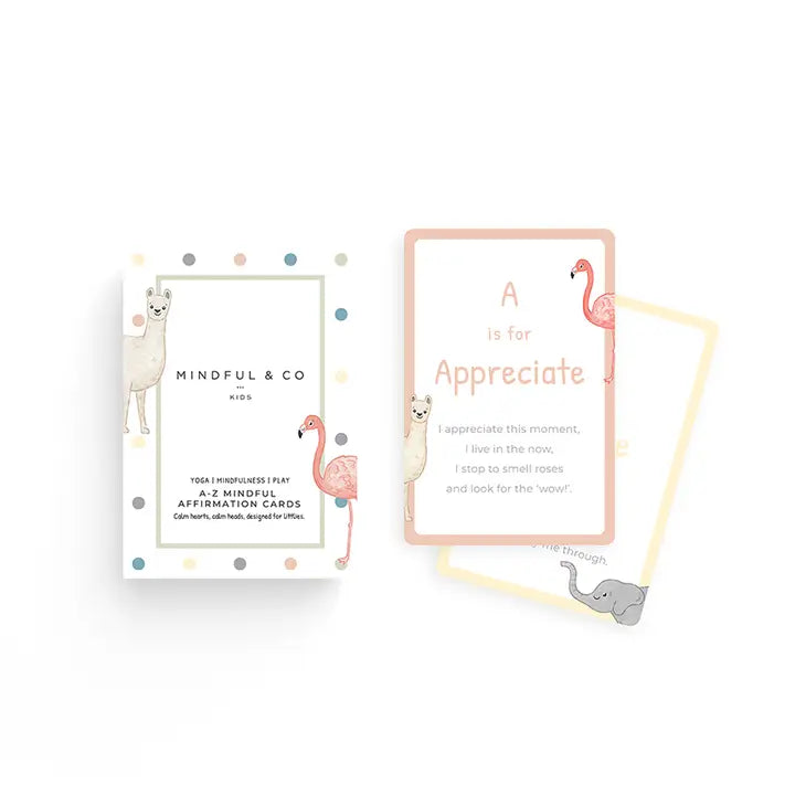 Mindful and Co Kids | A-Z Mindful Affirmation Cards