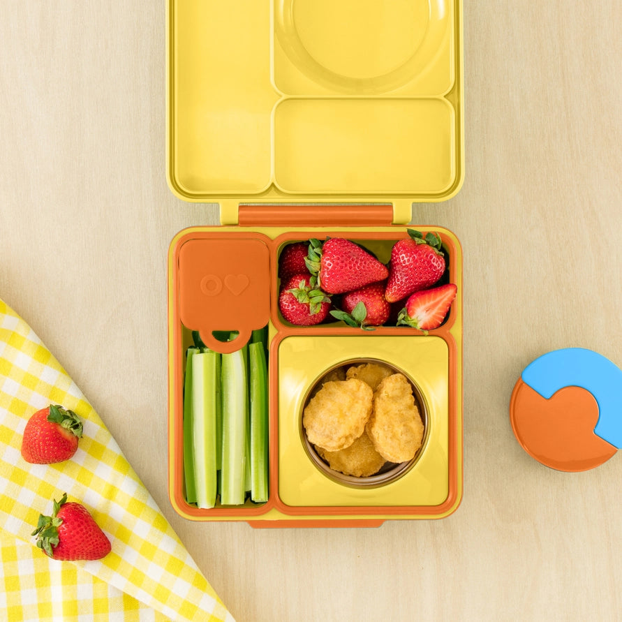 OmieDip Dip Container Set | Purple / Orange