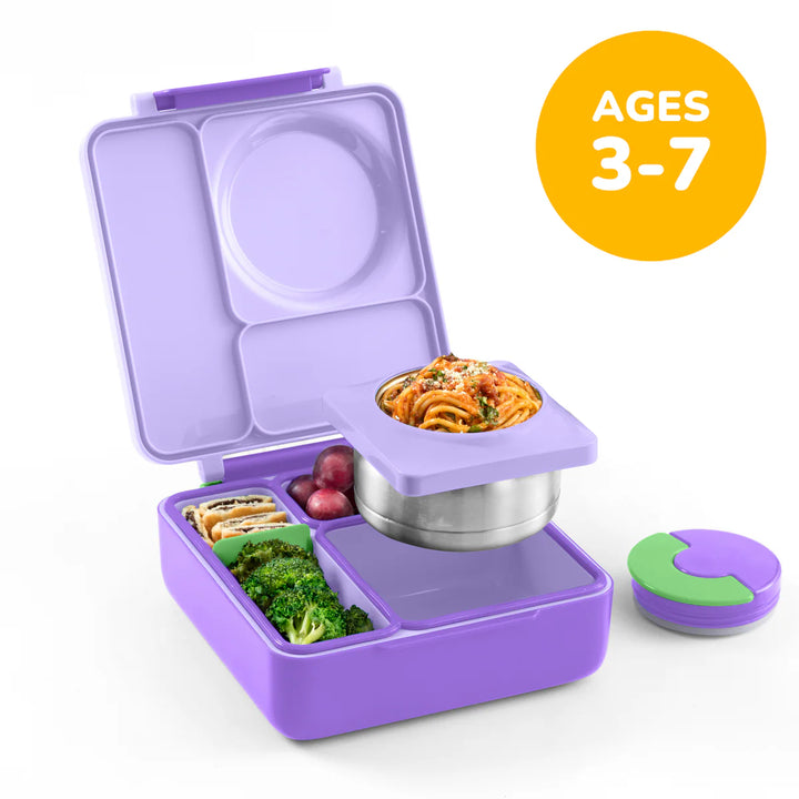 OmieBox  | Insulated Bento Lunch Box | Lilac Purple