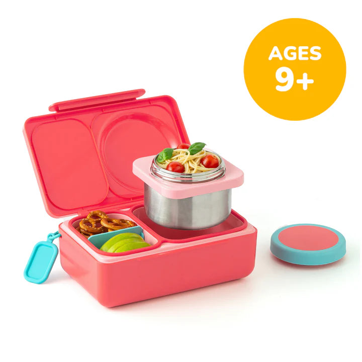 OmieBox UP | Insulated Bento Lunch Box | Cherry Pink