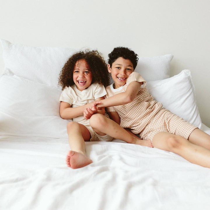 All Day Biker Set - Dune Stripe