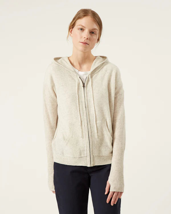 NAIF | LINA HOODIE | WHITE GREY