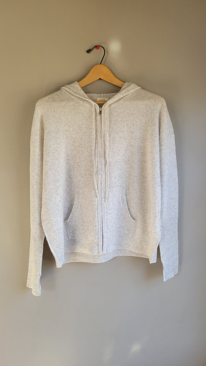 NAIF | LINA HOODIE | WHITE GREY