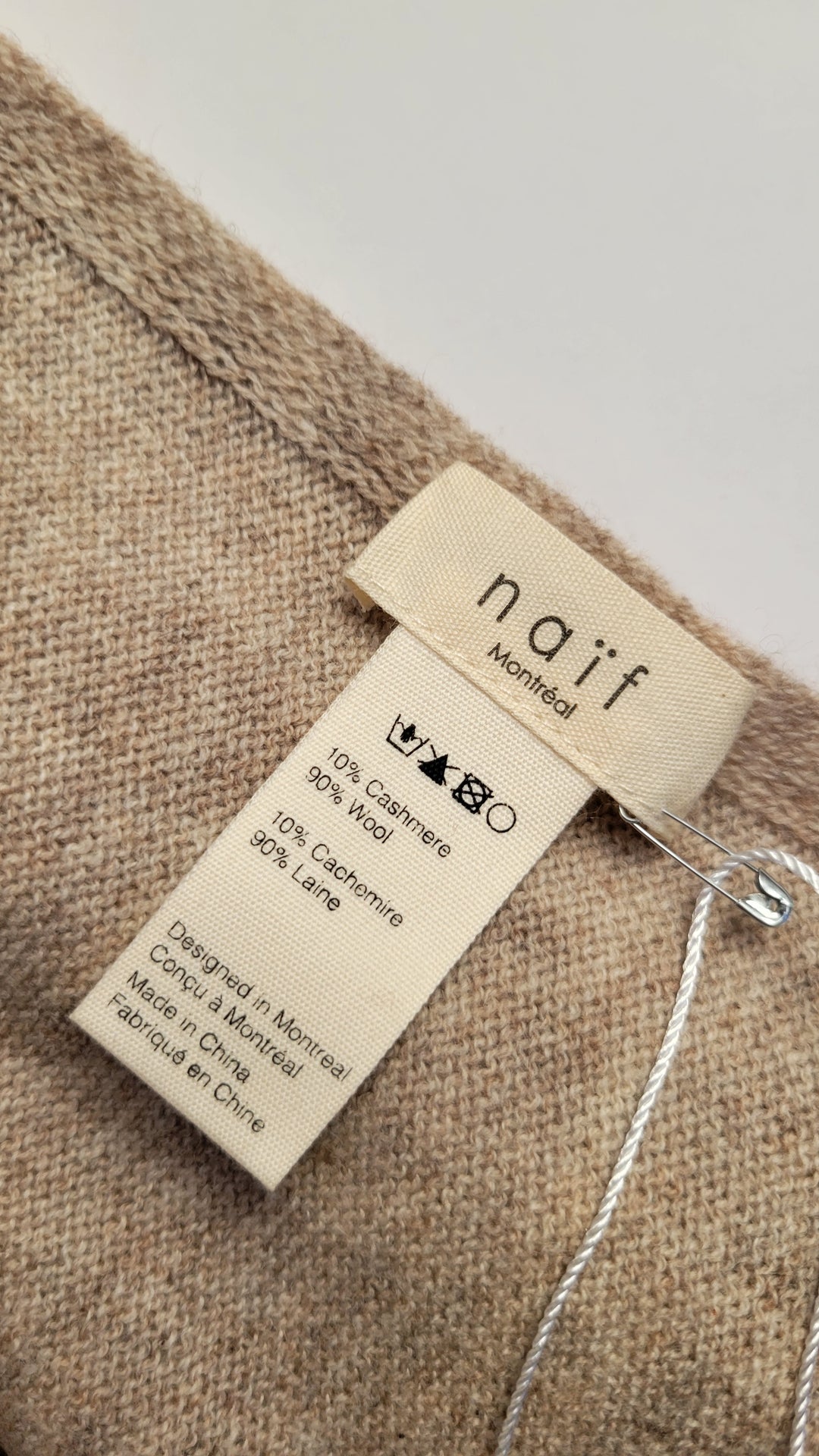 NAIF | RAZIE TRAVEL WRAP | TAUPE