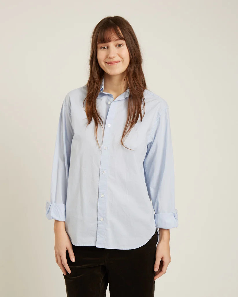 NAIF | DIERNA COTTON SHIRT | pale blue