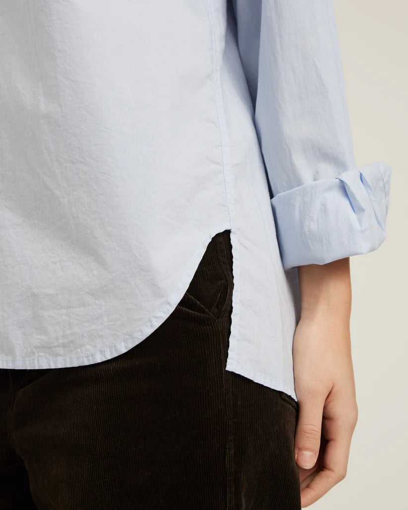 NAIF | DIERNA COTTON SHIRT | pale blue