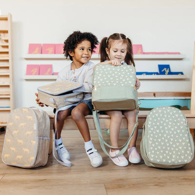 SoYoung | Little Hearts Sage Toddler Backpack
