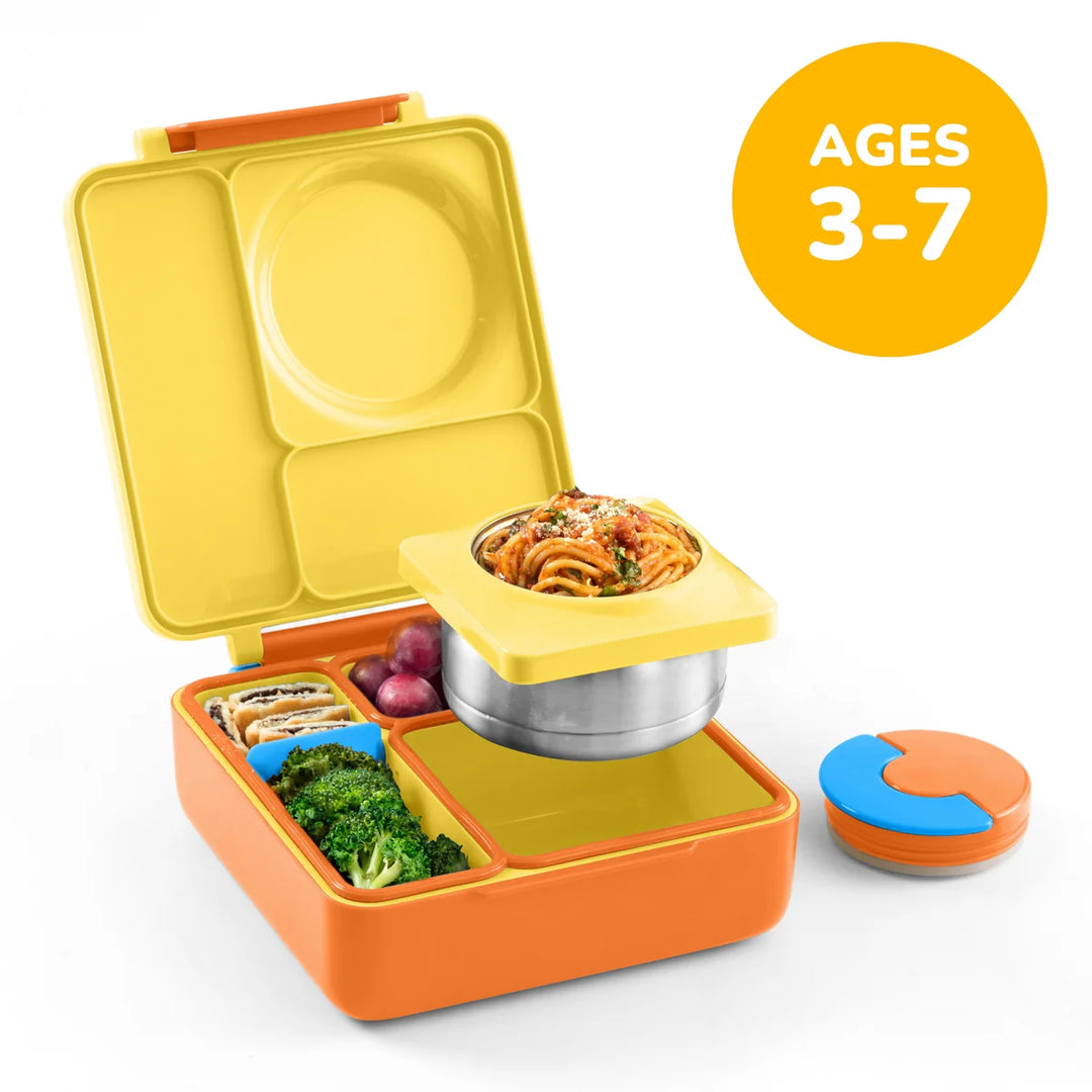 Omiebox | Insulated Bento Lunch Box | Sunshine Yellow