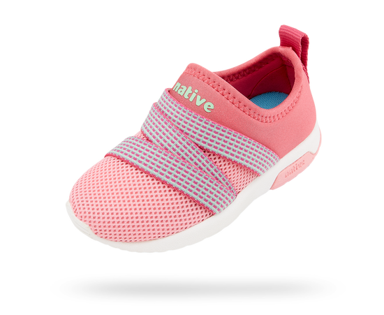 Native Shoes Phoenix Sneaker - Dazzle Pink/Princess Pink/Shell White