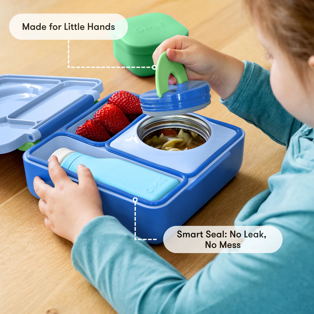 OmieBox  | Insulated Bento Lunch Box | Sea Blue