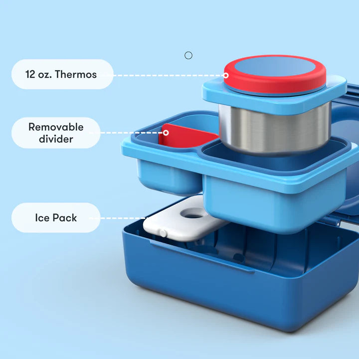 OmieBox UP | Insulated Bento Lunch Box | Cosmic Blue