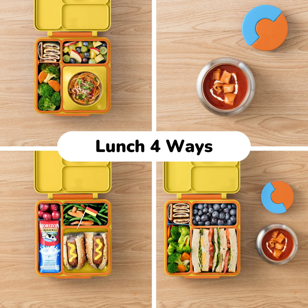 Omiebox | Insulated Bento Lunch Box | Sunshine Yellow