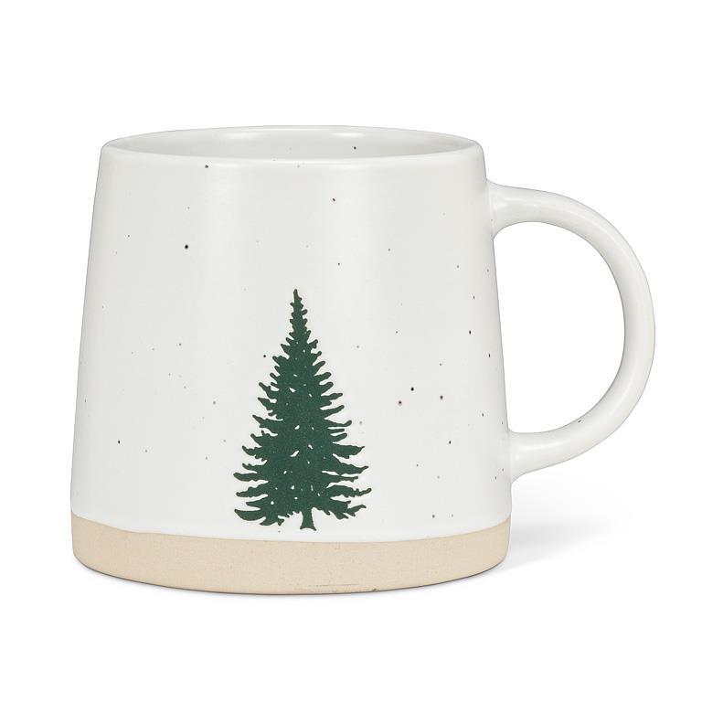 Wide Base Mug | winter tree