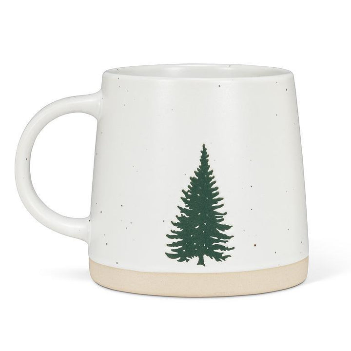 Wide Base Mug | winter tree