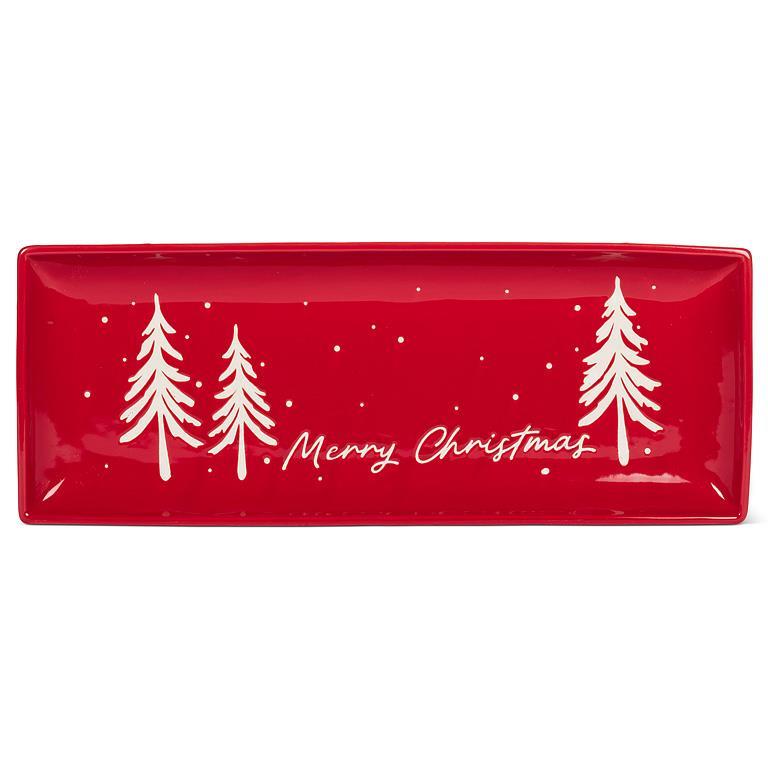 Merry Christmas Rectangle Platter