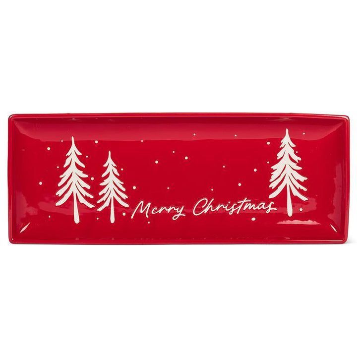 Merry Christmas Rectangle Platter