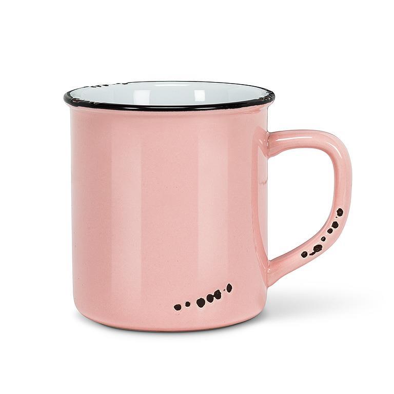 Enamel Look Mug | Pink