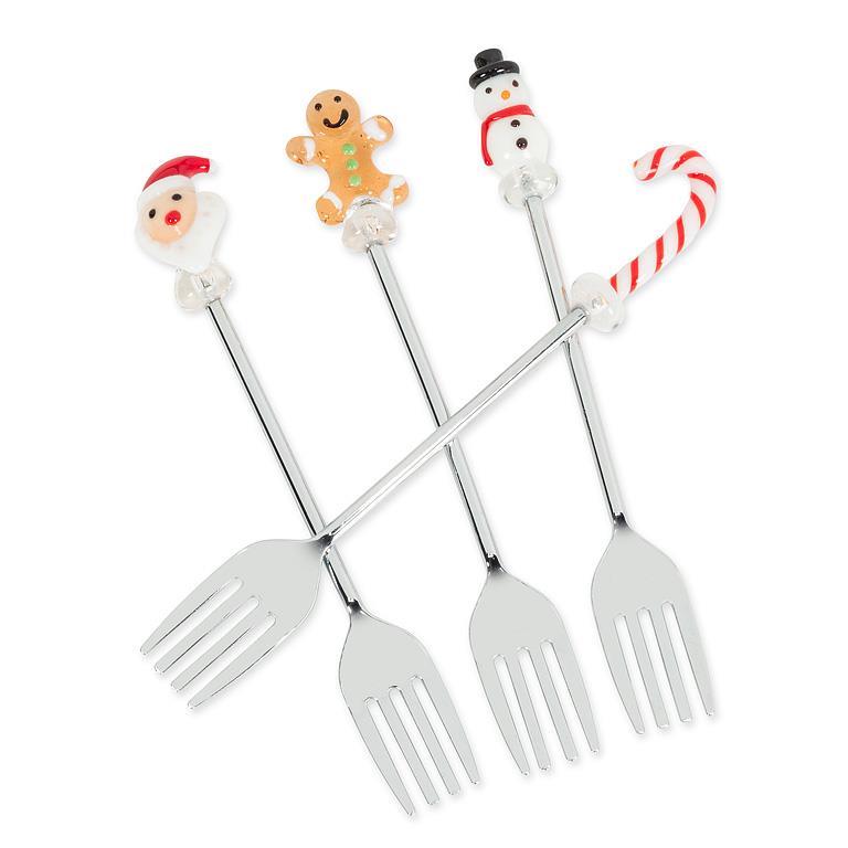 Cocktail Forks, Set of 4 | holiday icon