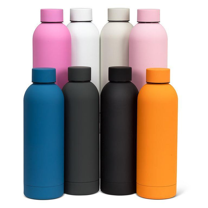 Soft Touch Thermal Bottle | black