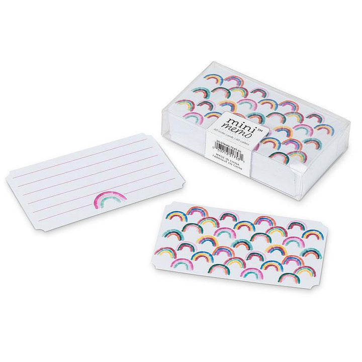 Rainbow Mini Note Cards - 50 Pieces