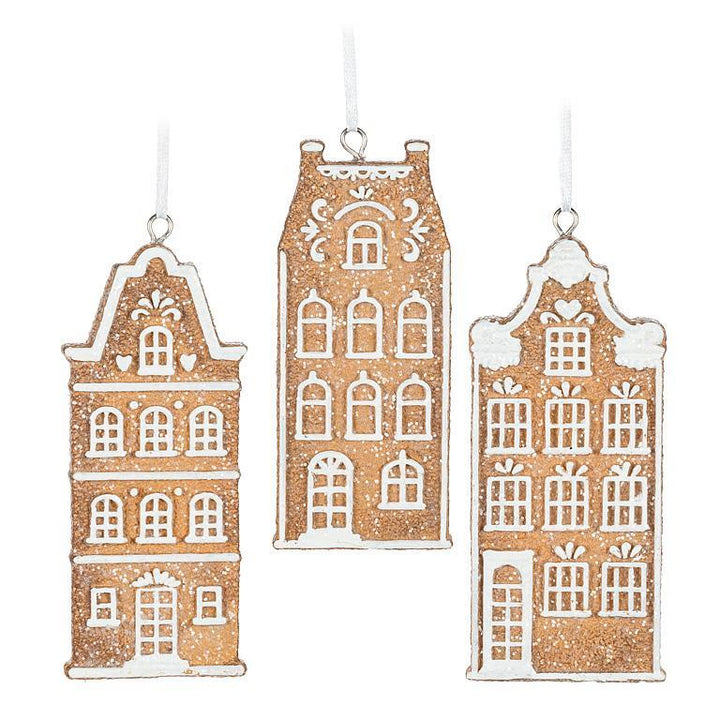 Ornaments | gingerbread houses | 3 styles available