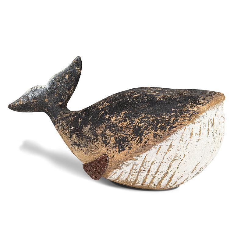 Carved Whale Decor