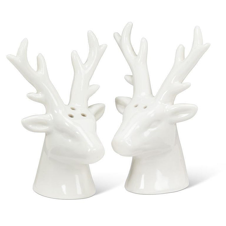 Simple Stag Head Salt & Pepper Shakers