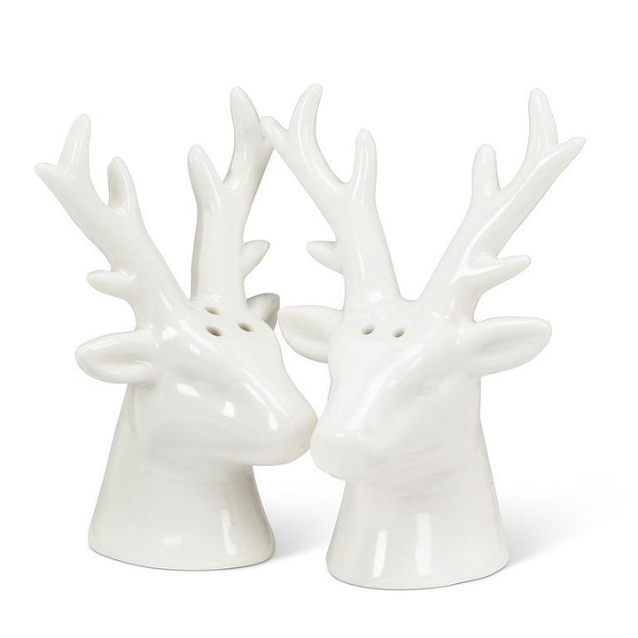Simple Stag Head Salt & Pepper Shakers