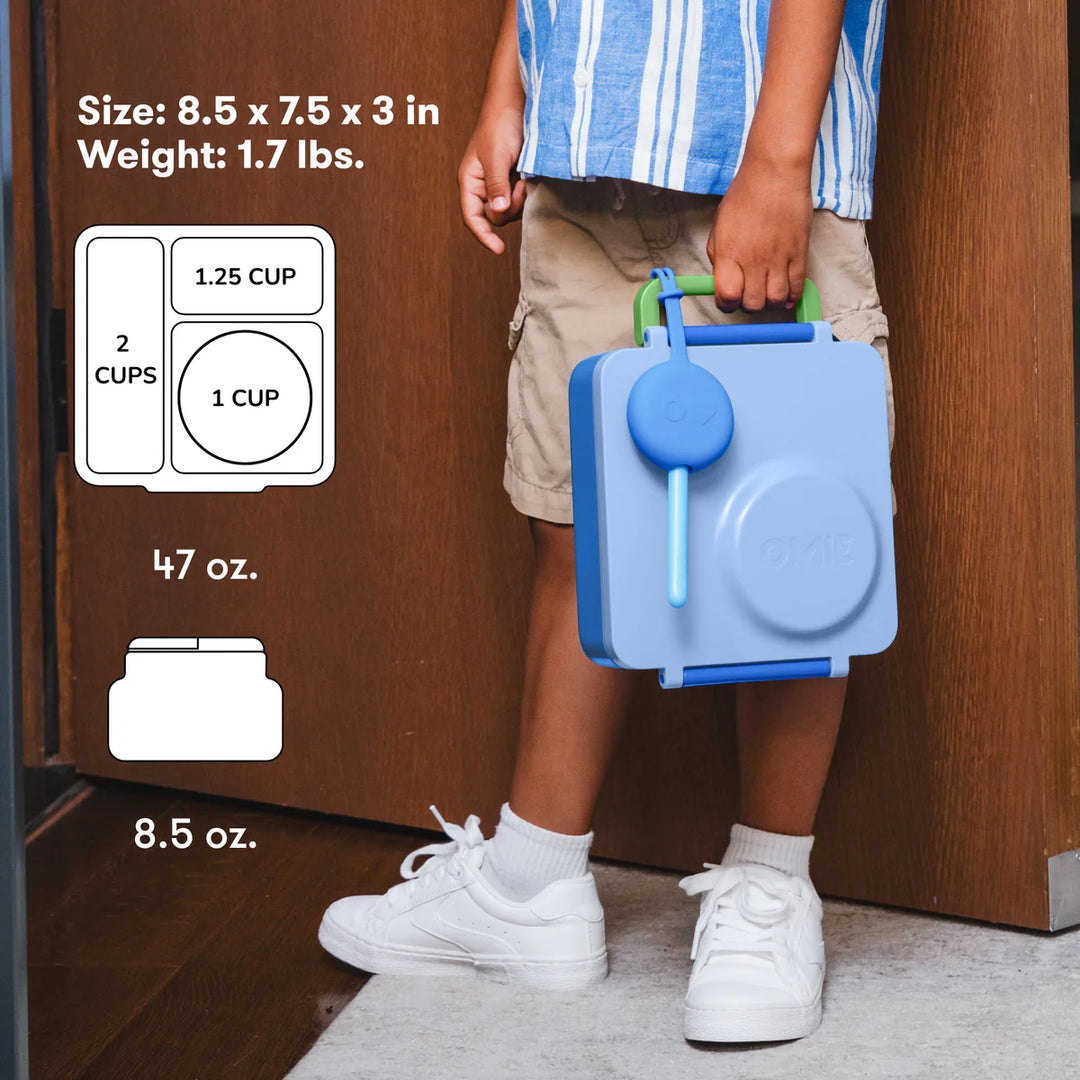 OmieBox  | Insulated Bento Lunch Box | Sea Blue