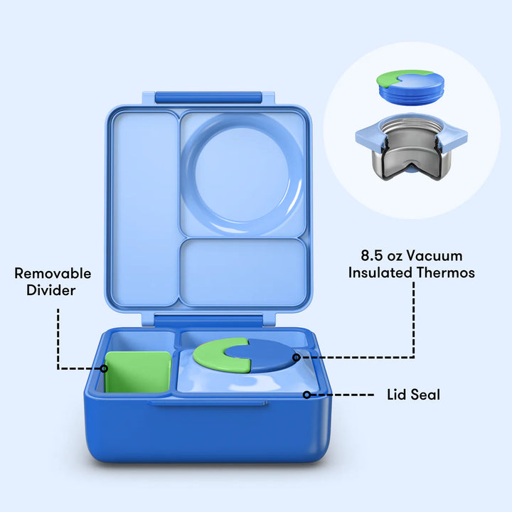 OmieBox  | Insulated Bento Lunch Box | Sea Blue